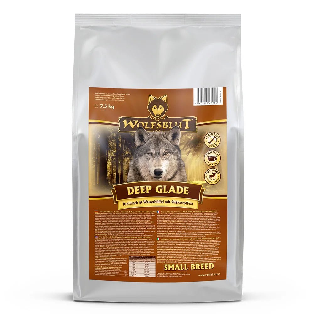 Wolfsblut Deep Glade Small Breed храна за дребни породи кучета с еленско и сладки картофи, 7.5 кг - Wolfsblut храна за кучета