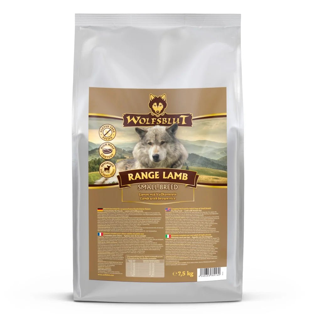 Wolfsblut Range Lamb Small Breed суха храна за дребни породи кучета с агнешко и ориз, 7.5 кг - Wolfsblut храна за кучета