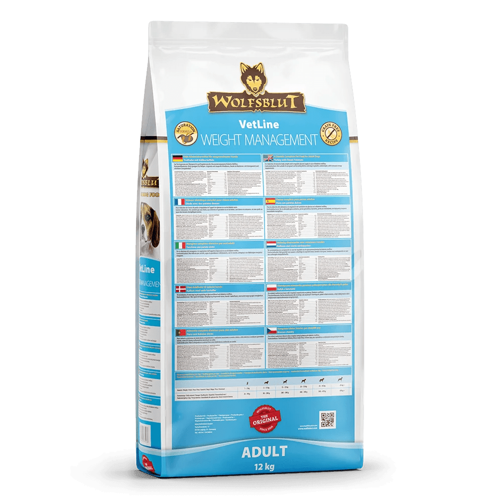 Wolfsblut VetLine Weight Management профилактична храна за кучета с пуешко, 12 кг - Wolfsblut храна за кучета