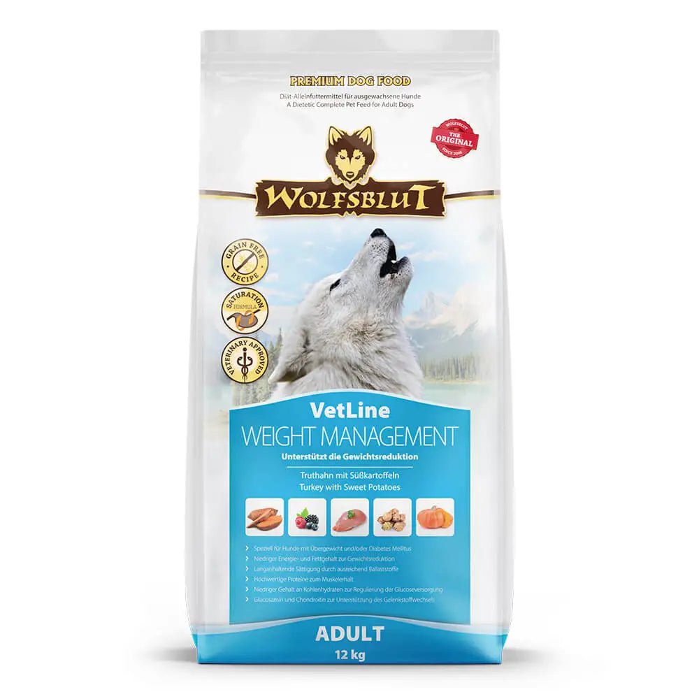 Wolfsblut VetLine Weight Management профилактична храна за кучета с пуешко, 12 кг - Wolfsblut храна за кучета